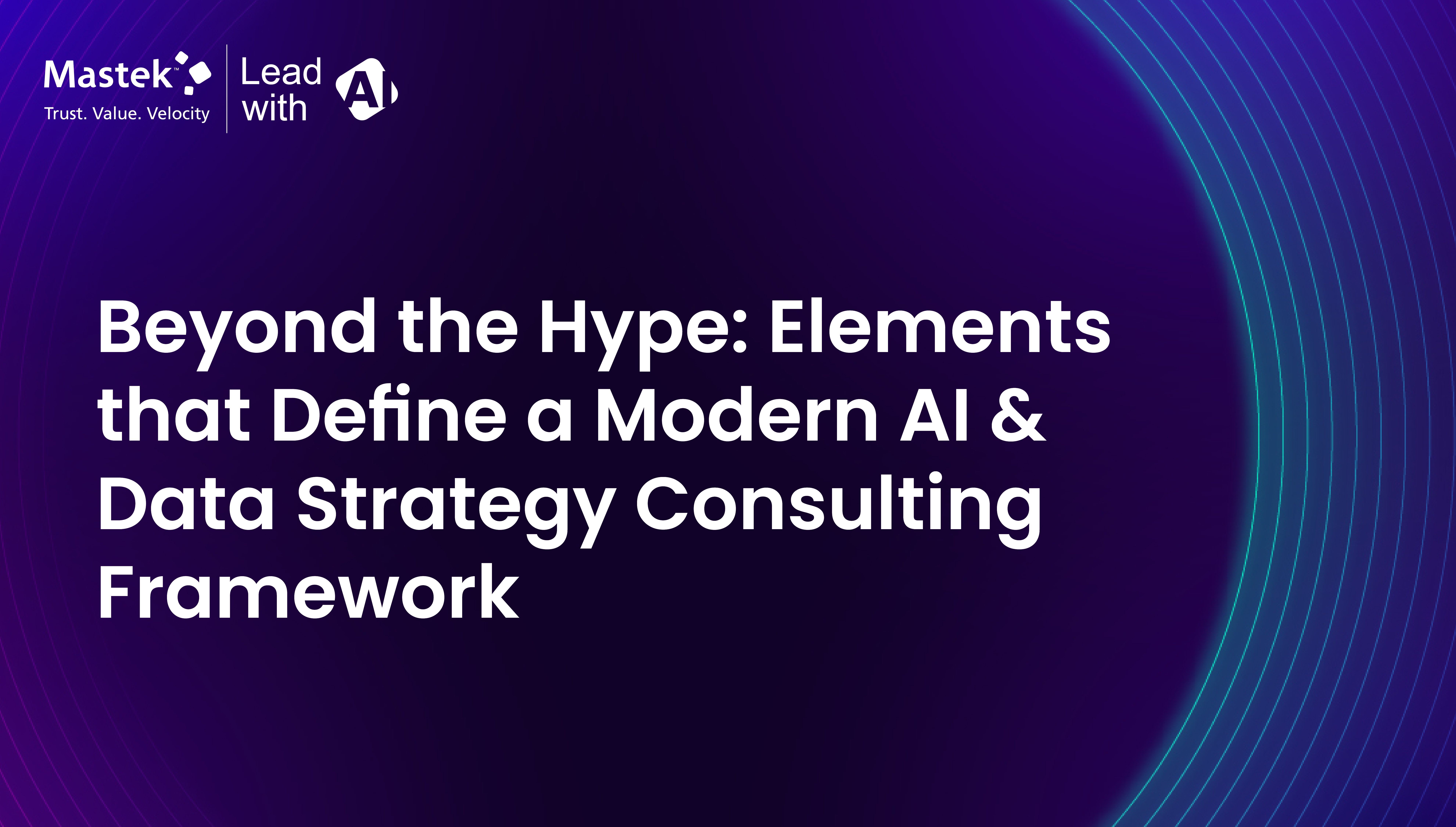Modern AI and Data Strategy Framework