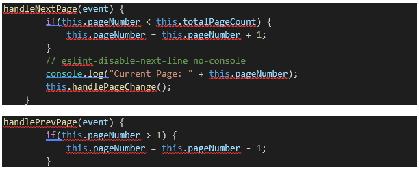 Navigations box (Next page, Previous Page) method in the controller.-1