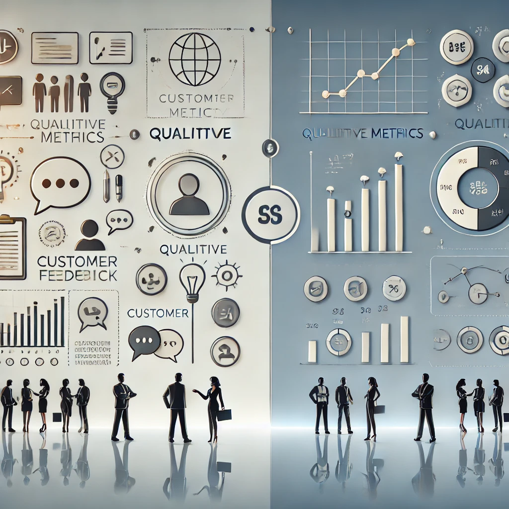 A group of people standing in front of a wall with graphs and charts
